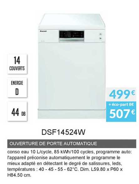 Ouverture De Porte Automatique Dsf14524w