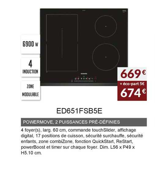 powermove 2 puissance pré-définies ed651fsb5e