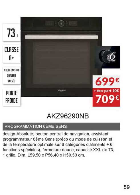 programmation 6ème sens akz96290nb