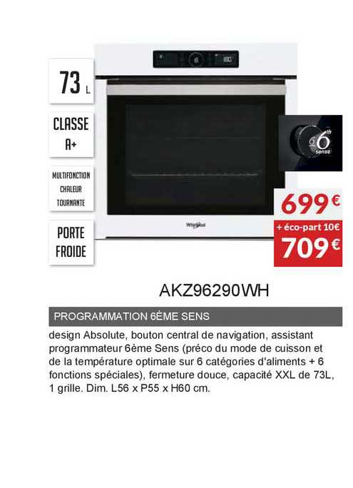 programmation 6ème sens akz96290wh