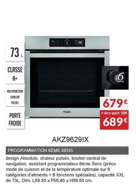 programmation 6ème sens akz9629ix