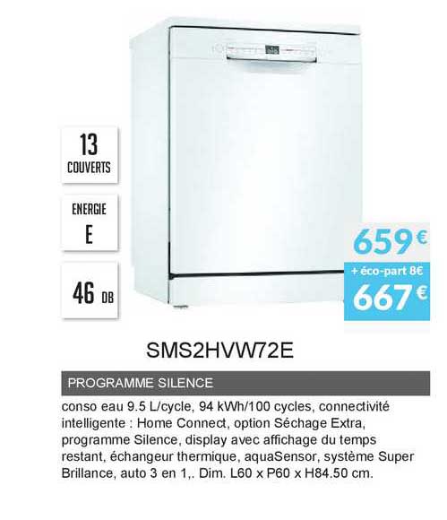 programme silence sms2hvw72e