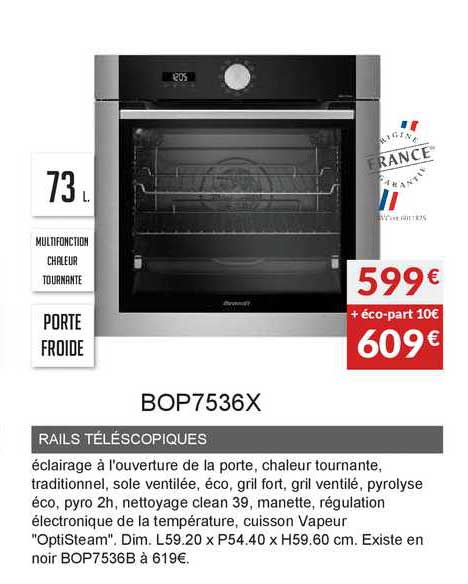 rails téléscopiques bop7536x