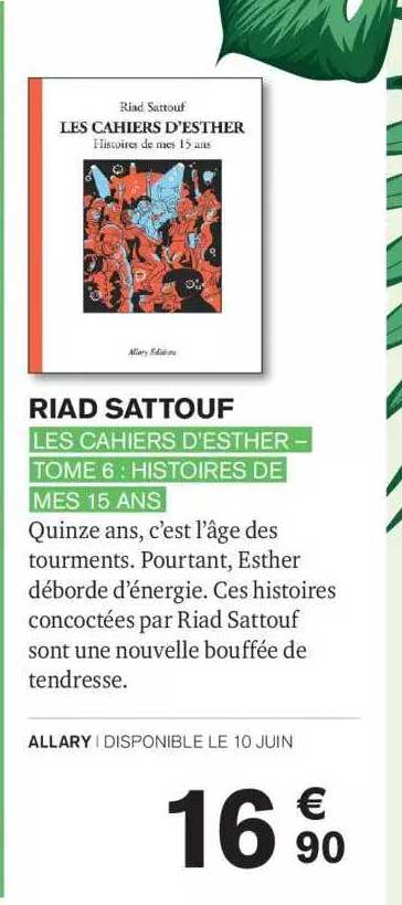 riad sattouf les cahiers d'esther - tome 6 : histoires de mes 18 ans