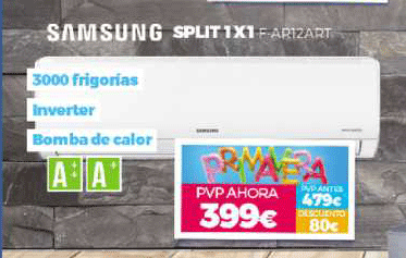 samsung split 1x1 f ar12art