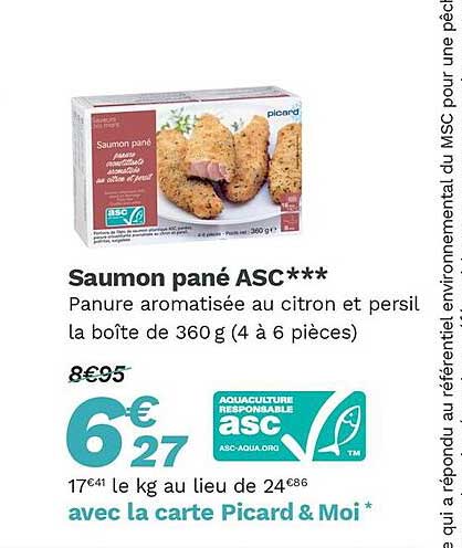 Saumon Pané Asc