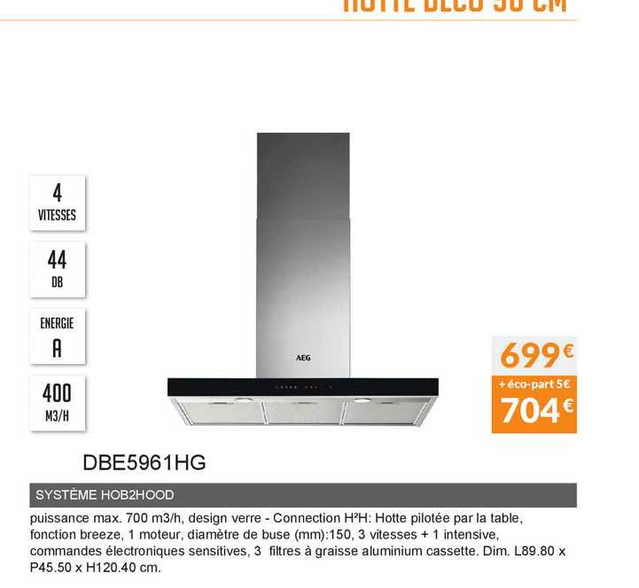 Système Hob2hood Dbe5961hg