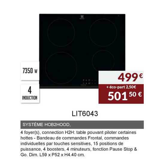 système hob2hood lit6043