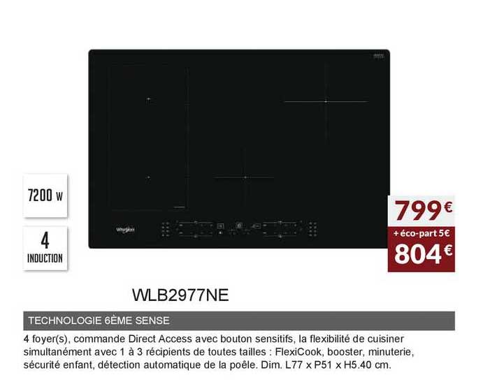technologie 6ème sense wlb2977ne