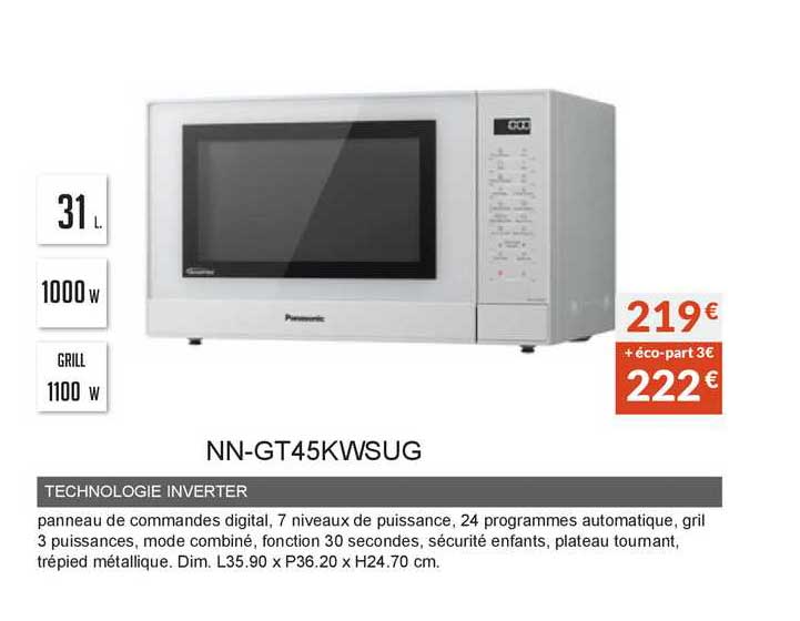 technologie inverter nn-gt45kwsug