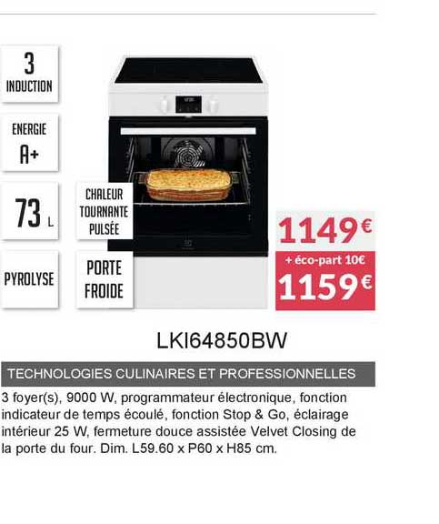 technologies culinaires et professionnelles lki564850bw