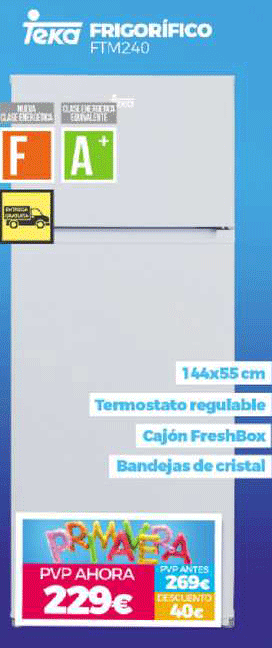 teka frigorifico ftm240