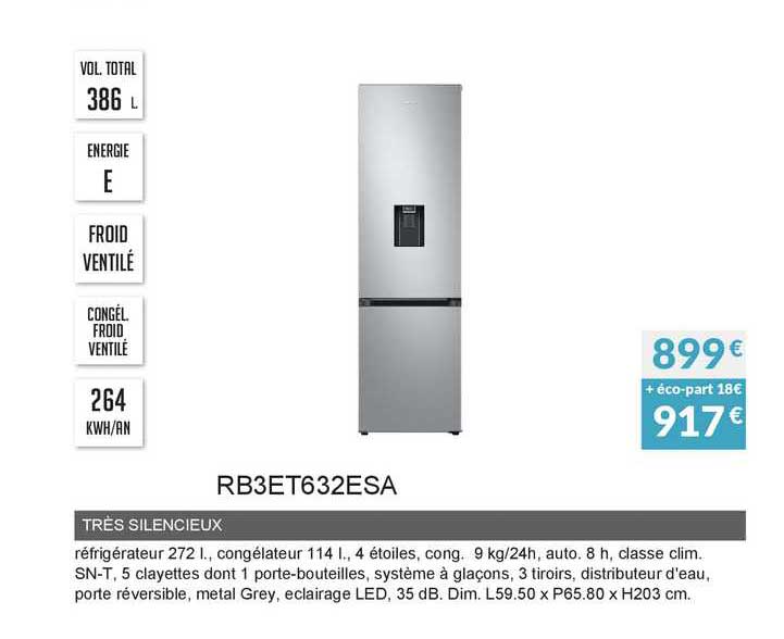 très silencieux rb3et632esa
