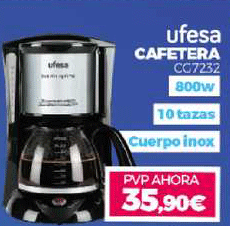 ufesa cafetera cg7232