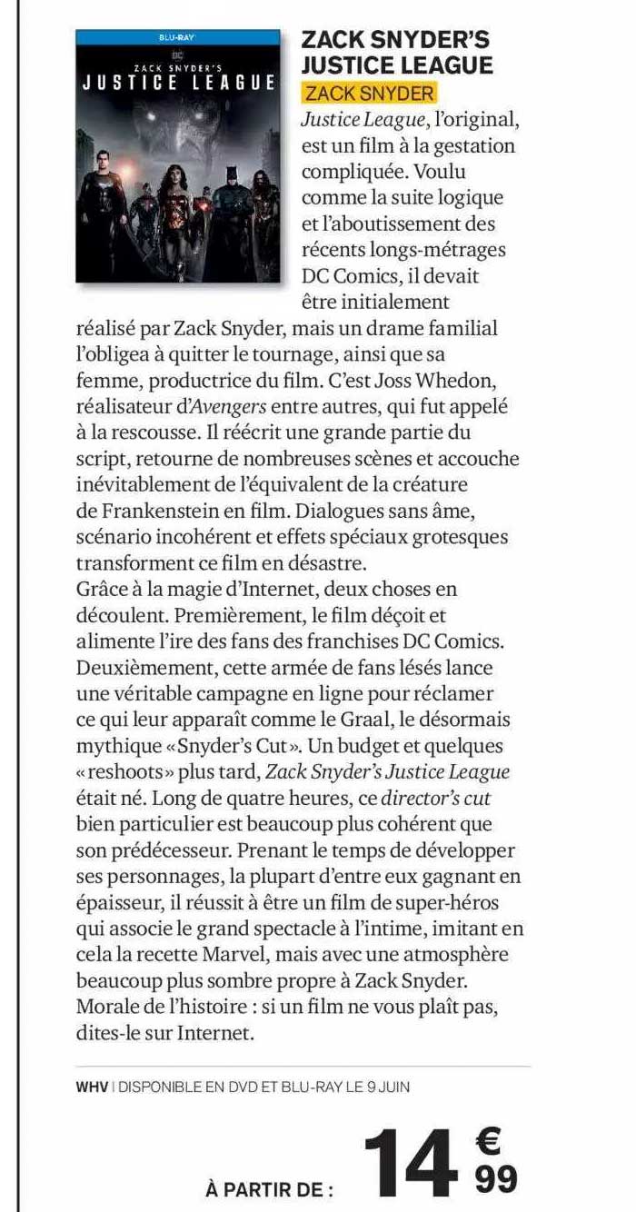 zack snyder's justice league - zack snyder