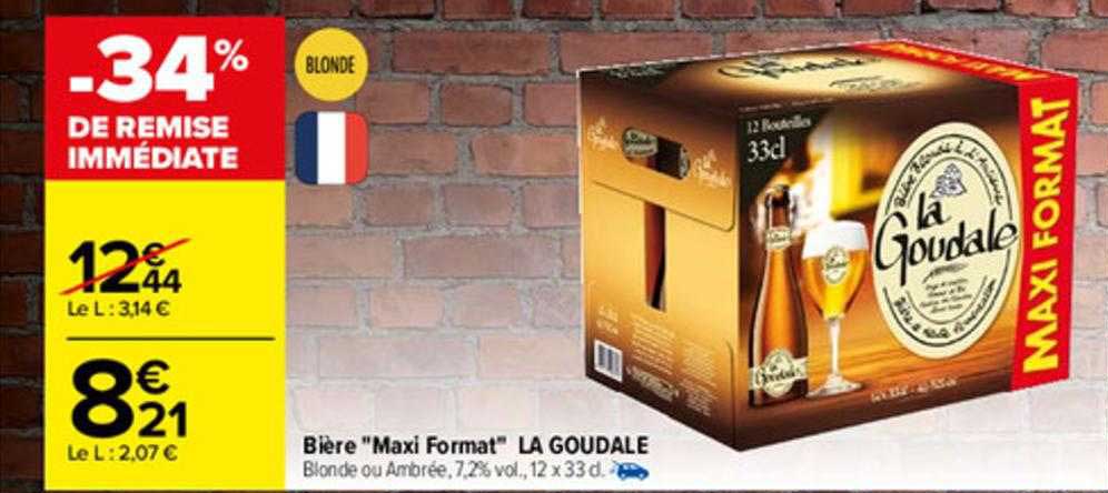bière "maxi format" la goudale