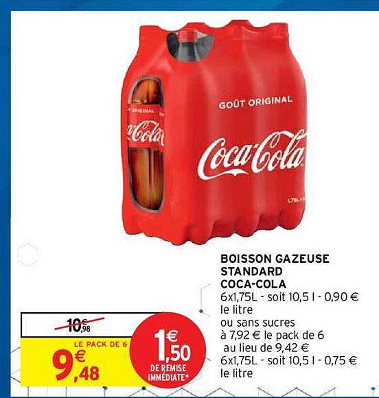 boisson gazeuse standard coca-cola