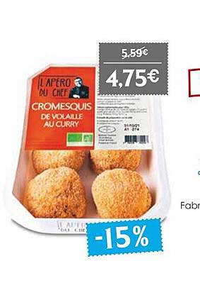 Cromesquis De Volaille Au Curry L'apéro Du Chef