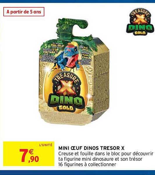 mini œuf dinos tresor x