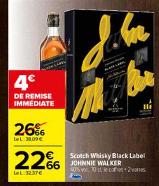 scotch whisky black label johnnie walker