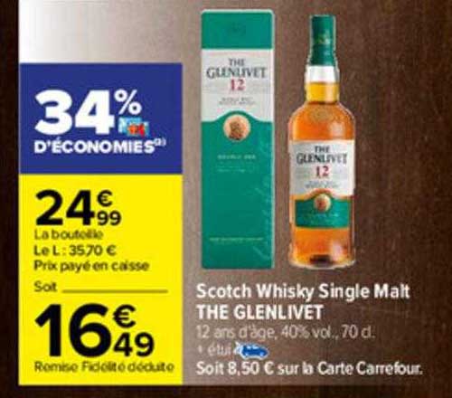 scotch whisky single malt the glenlivet