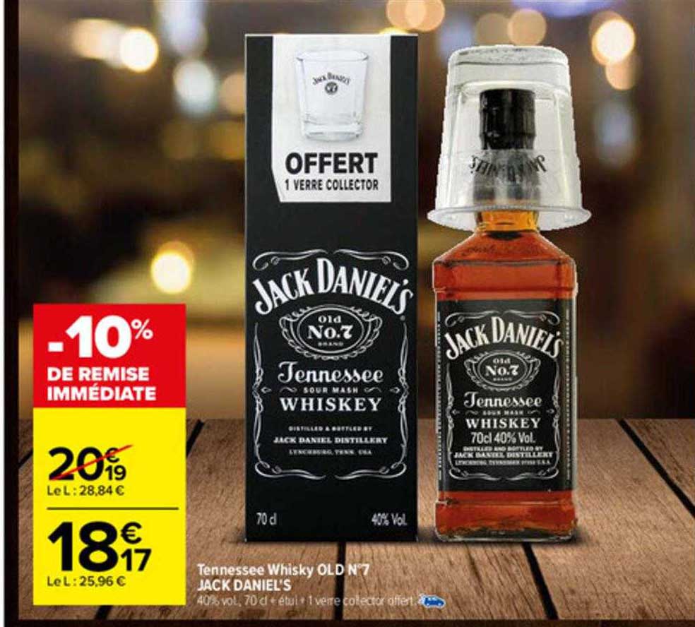 tennessee whisky old n°7 jack daniel's