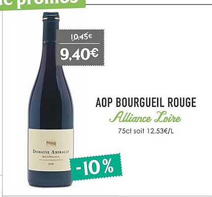 aop bourgueil rouge alliance loire