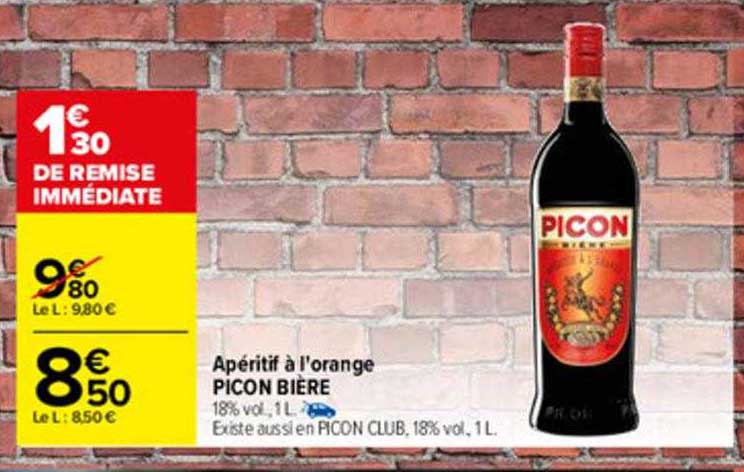 apéritif à l'orange picon bière