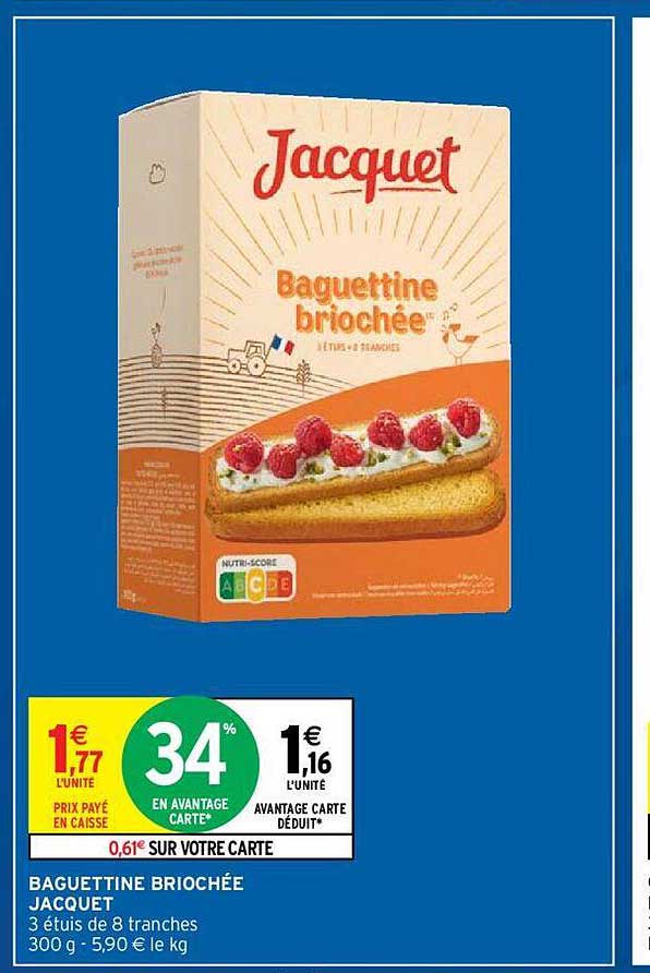 baguettine briochée jacquet