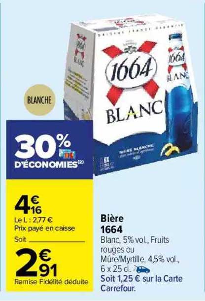 Bière 1664