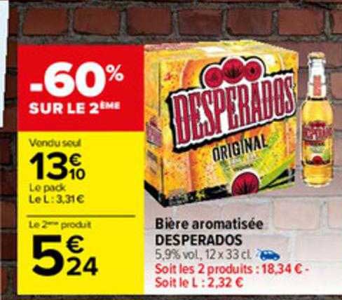 Bière Aromatisée Desperados