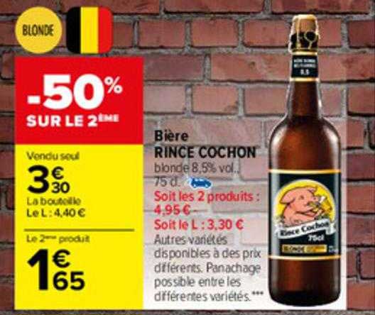 bière rince cochon