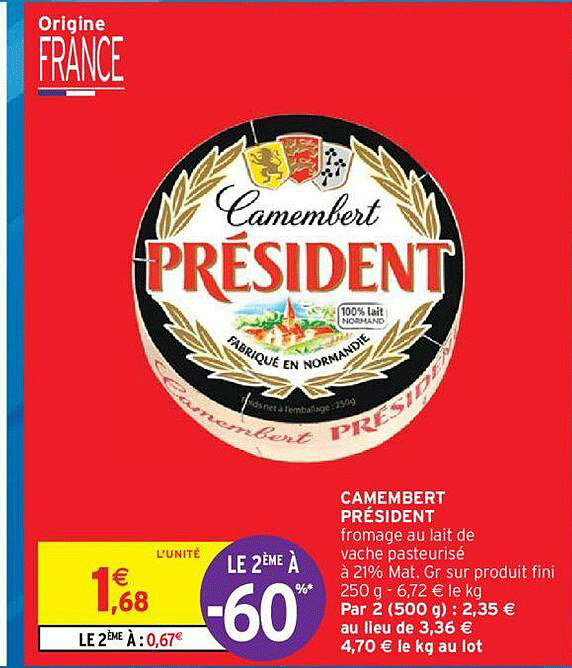 Camembert Président