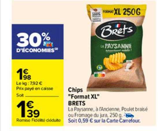 chips "format xl" brets