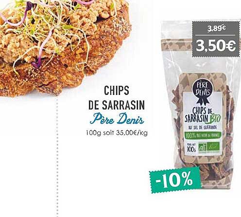chips de sarrasin père denis