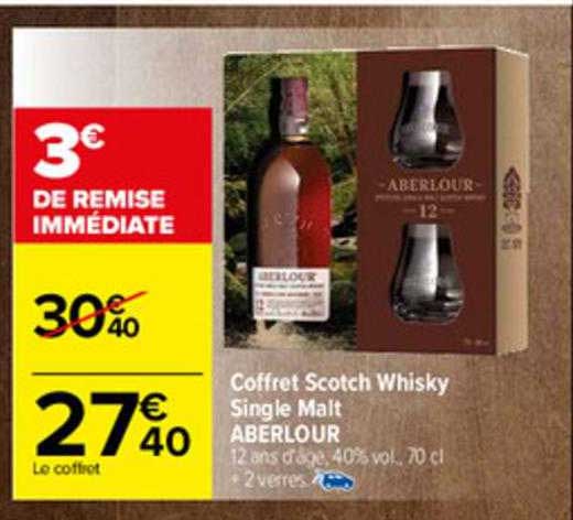 Coffret  Scotch Whisky Single Malt Aberlour