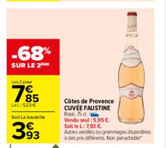 Côtes De Provence Cuvée Faustine