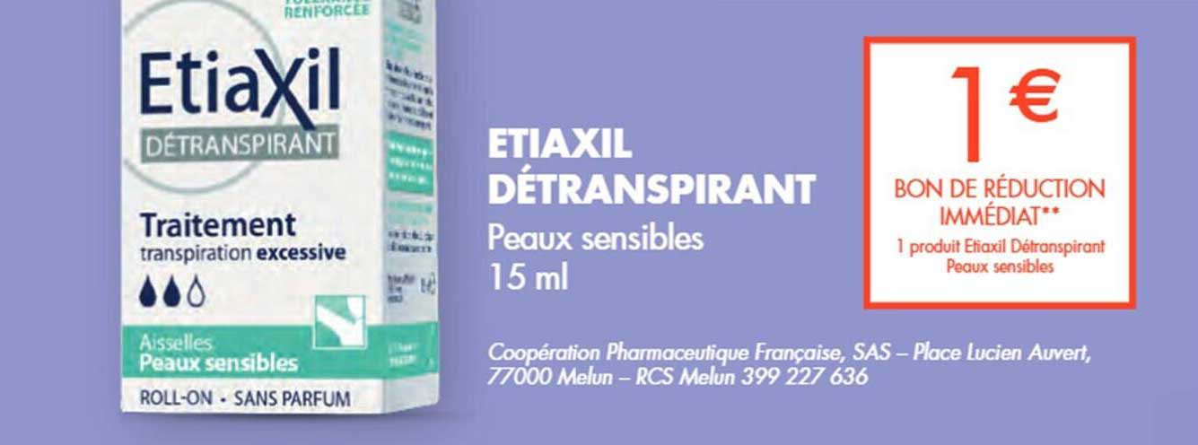 détranspirant peaux sensibles etiaxil