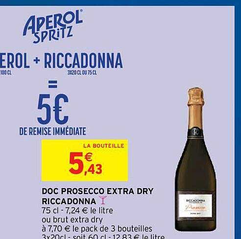 Doc Prosecco Extra Dry Riccadonna