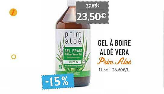 Gel à Boire Aloé Vera Prim Aloé