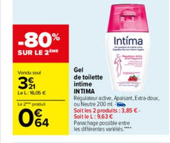Gel De Toilette Intime In Tima