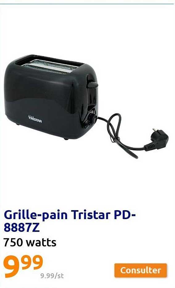 Grille-pain Tristar Pd-8887Z