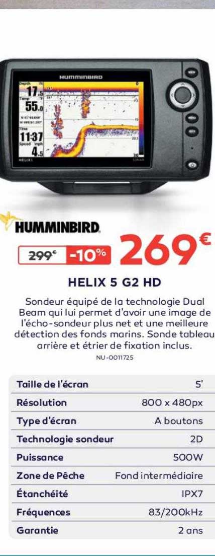 helix 5 g2 hd humminbird
