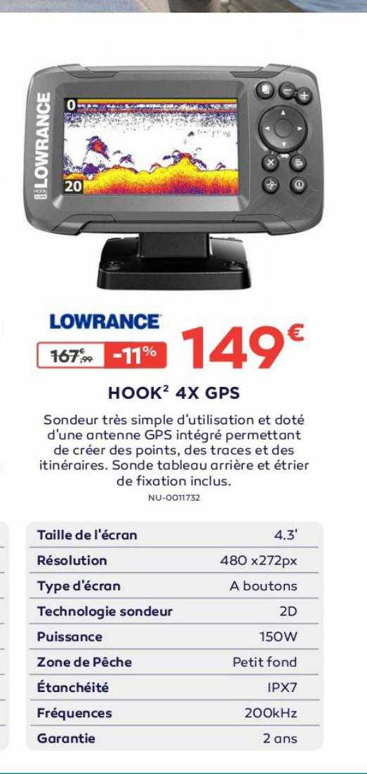 hook 4x gps lowrance
