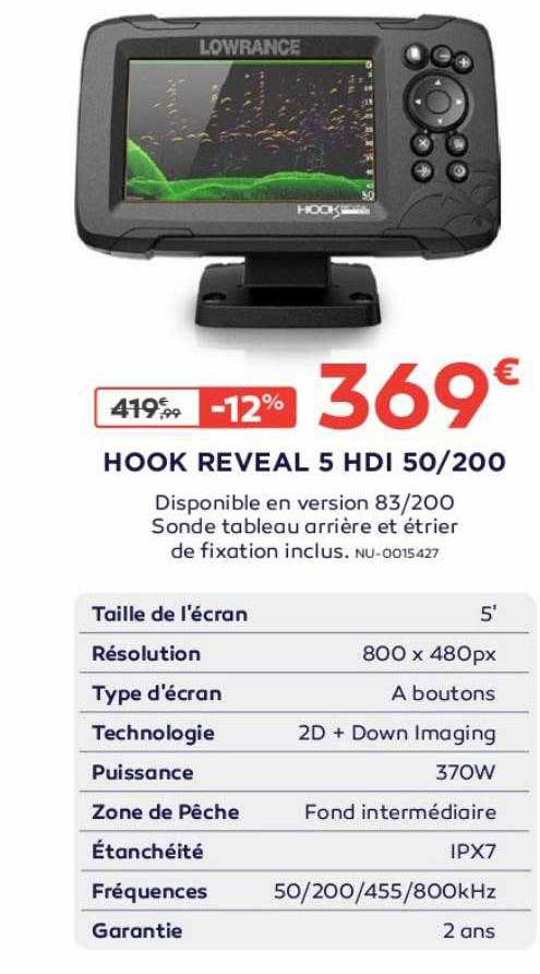 hook reveal 5 hdi 50-200 lowrance