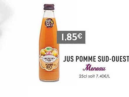 jus pomme sud-ouest meneau
