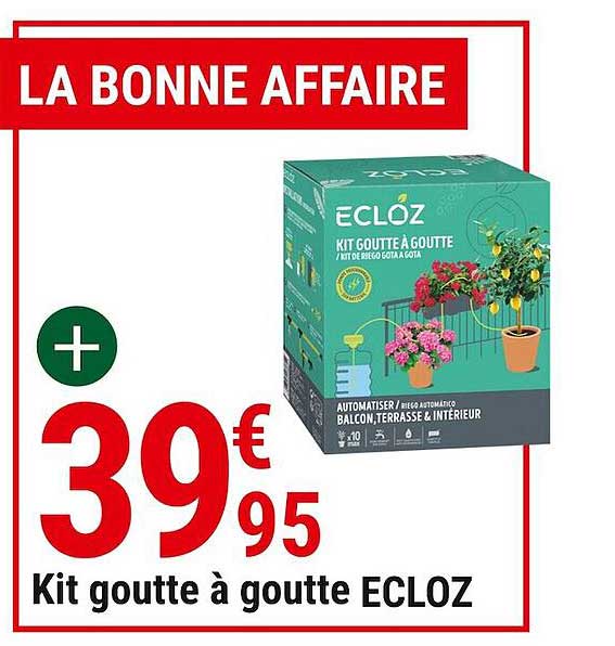 kit goutte à goutte ecloz