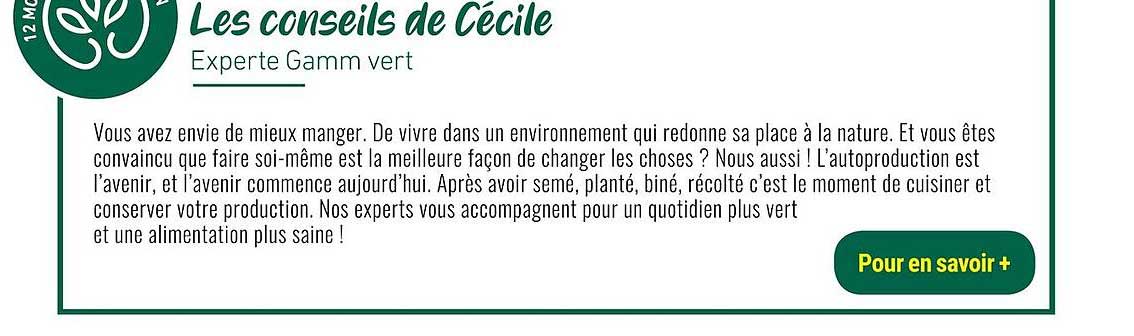 les conseils de cécile