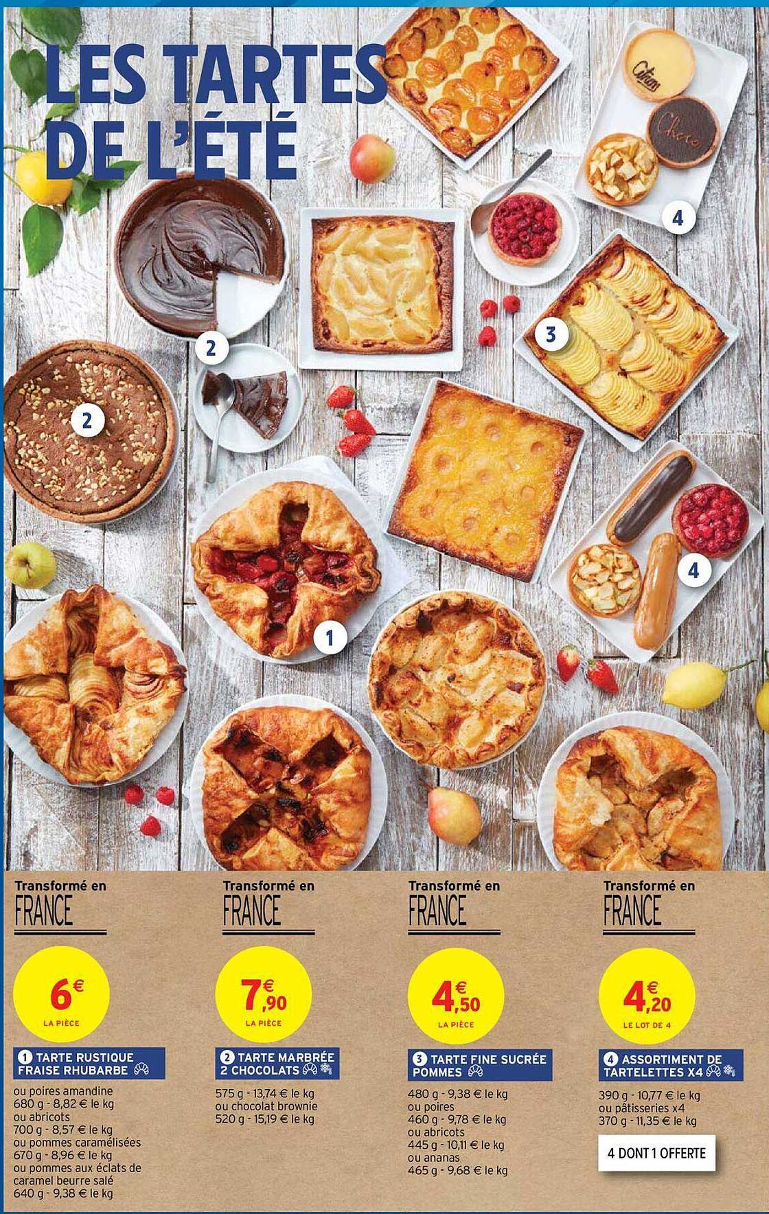 les tartes de l'été