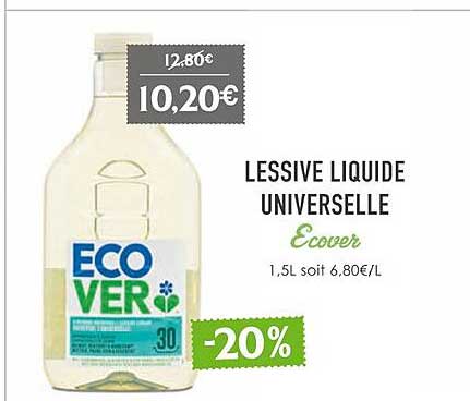 lessive liquide universelle ecover